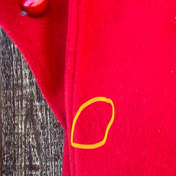 Original Penguin Red Cape Jacket - Picture 14 of 14